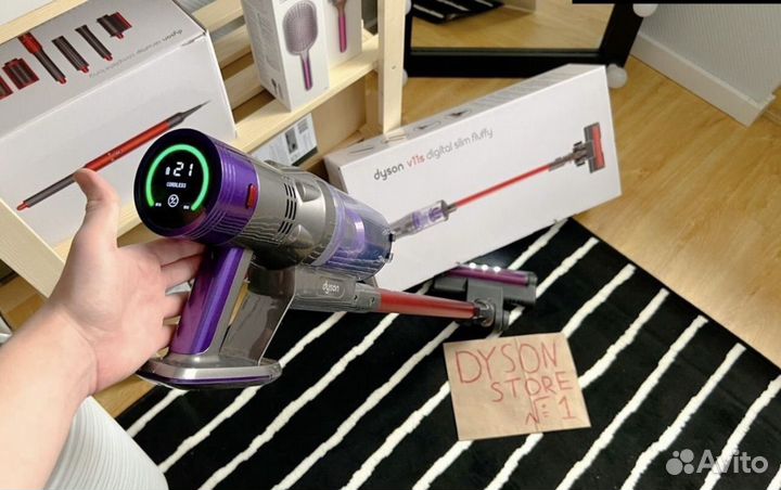 Пылесос Dyson V11s Digital slim Fluffy