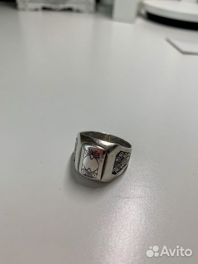Перстень-печатка, 925 проба. СССР