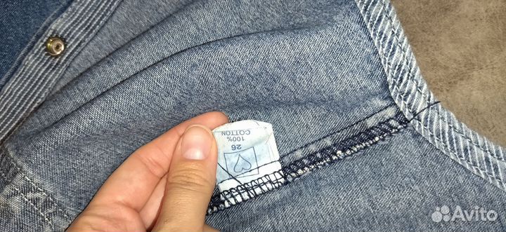 Джинсовая рубашка детская