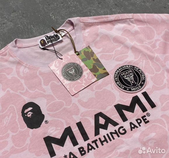 Футболка bape x inter miami