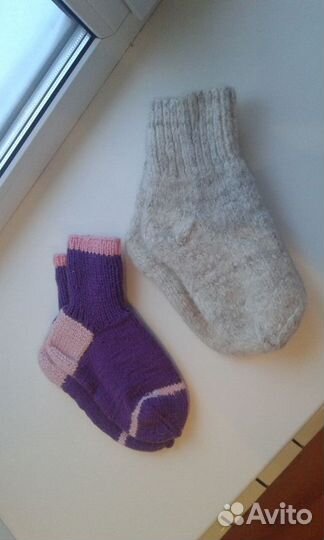Шерстяные носки