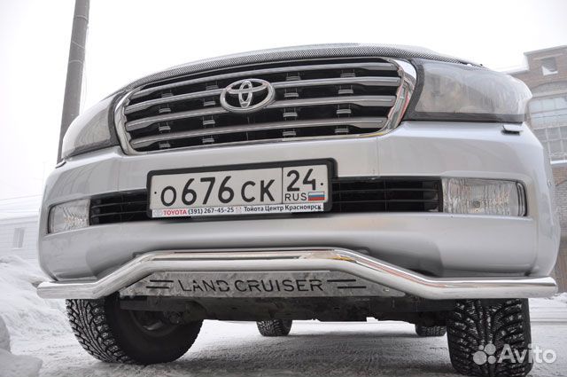 Защита переднего бампера Land Cruiser 200 2008