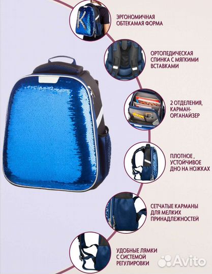 Ранец школьный новый рюкзак