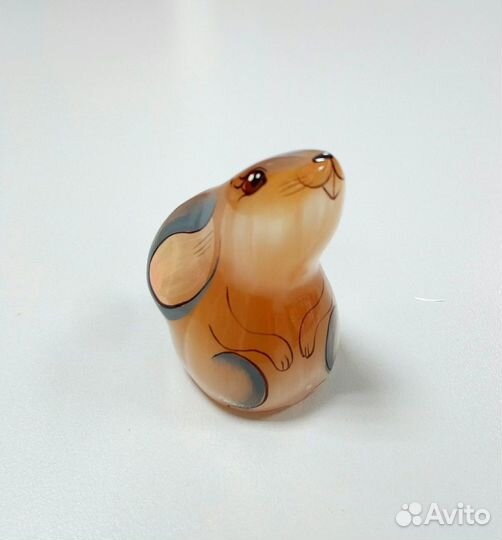 Статуэтки фигурки мышей из камня селенита новые