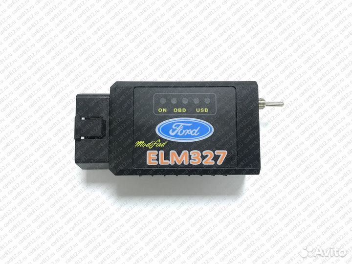 ELM 327 Wi-Fi Ford с переключателем HS + MS