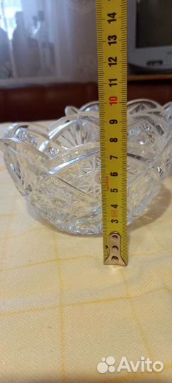 Салатник хрустальный