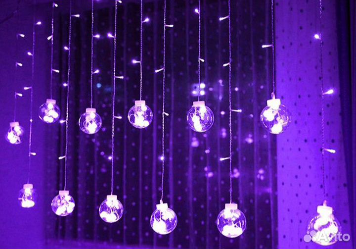 Гирлянда штора