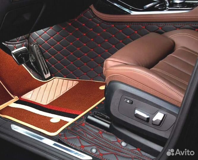 3D Коврики KIA Салон Багажник из Экокожи