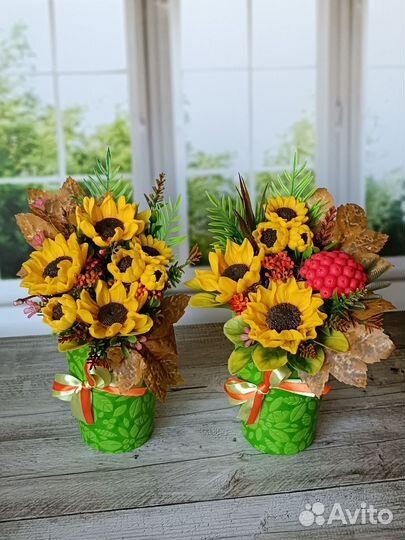 Букет цветов из мыла