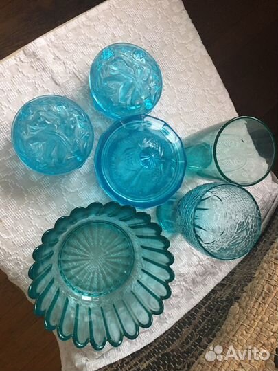 Купоросное аквамариновое стекло