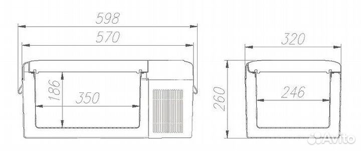 Компрессорный автохолодильник Alpicool C-15