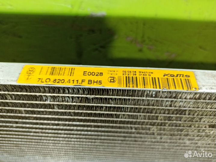 Радиатор кондиционера Audi Q7 4L 4.2 BAR 2008