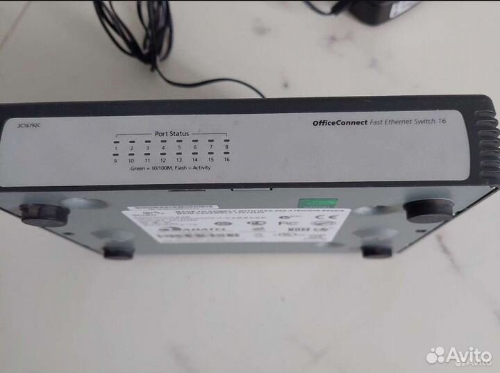 Коммутатор свитч 16 портовый