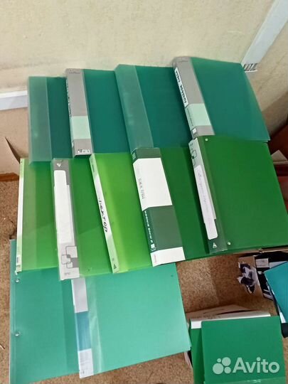 Папки пластиковые на кольцах, канцелярия