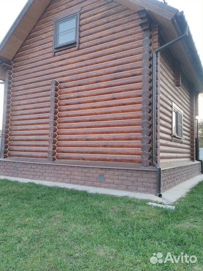 Шлифовка, покраска деревянного дома