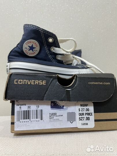 Детские кеды Converse 21-22