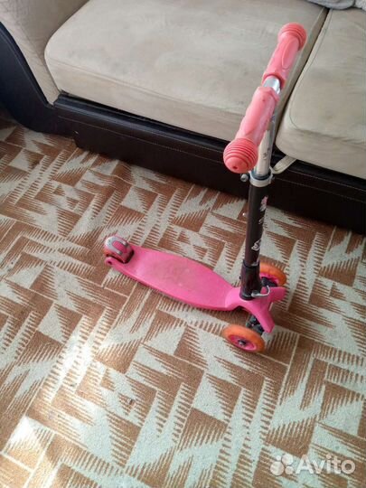 Самокат детский трехколесный бу