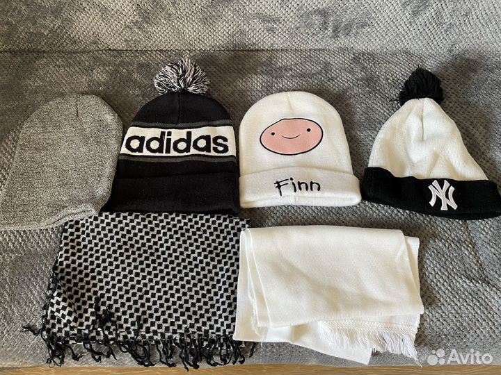 Шапки, шарфы на мальчика подростка