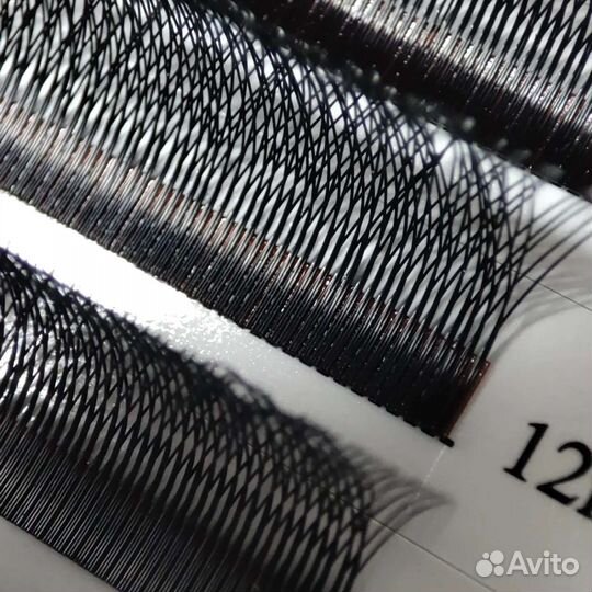 Ресницы для наращивания готовые пучки 3д /2d