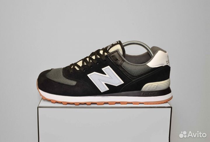 New Balance 574 (42-46, Черные, Тренд сезона)