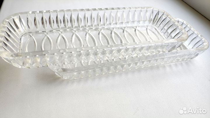 Селедочница СССР хрусталь