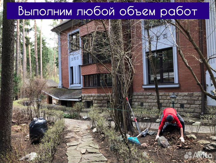 Расчистка участка, благоустройство территории