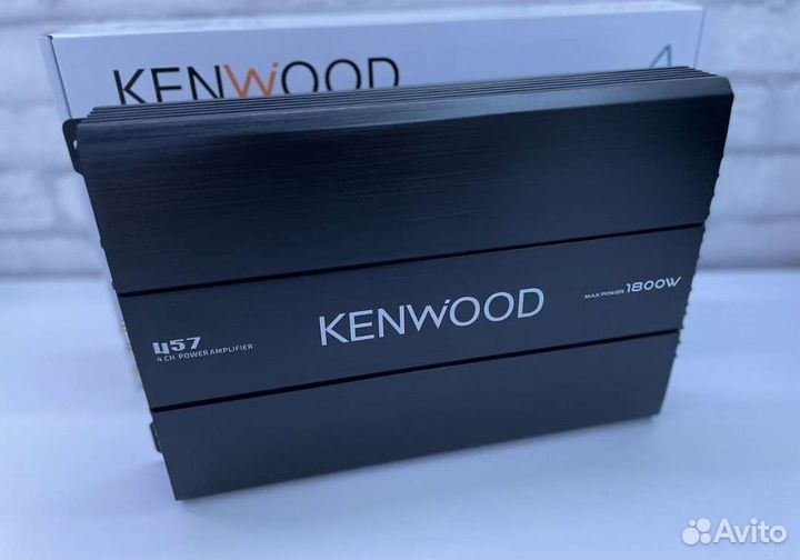 Автомобильный усилитель 4 канала Kenwood