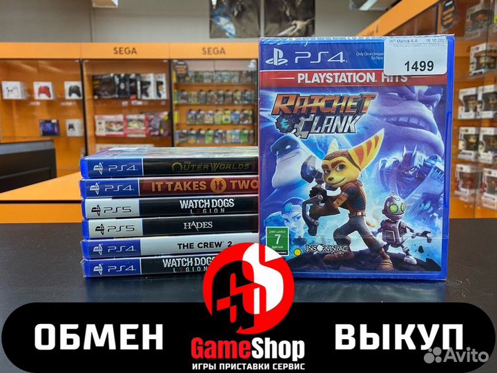 PS4 Ratchet and Clank (Новая)