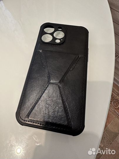 Чехол для iPhone 14 pro max эко кожа