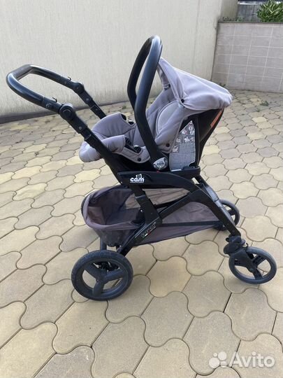 Коляска cam 3 в 1 бу