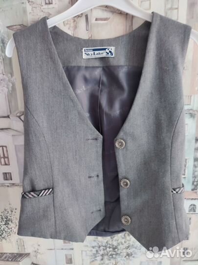 Жилет Sky Lake Диана серый р. 34(рост 134-140)