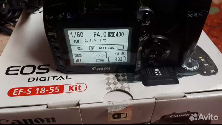 Зеркальный фотоаппарат Canon eos 400d kit 18-55