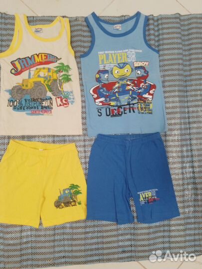 Детский комплект шорты и футболка