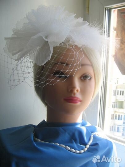 Брошь, шляпка-цветок