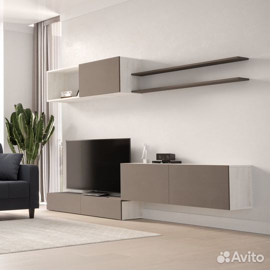 Тв-тумба Толга-951oj антрацит под тв телевизор