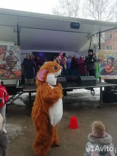 Ростовая аниматорская кукла хомяк