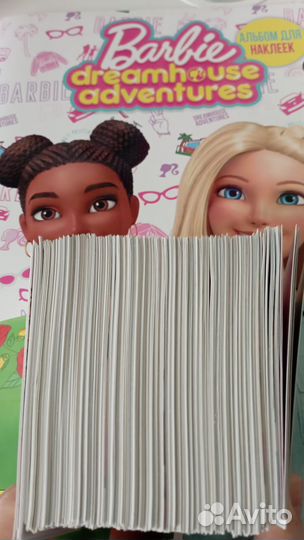 Наклейки panini барби