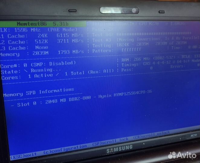 Оперативная память DDR2 4Gb 800MHz для ноутбука