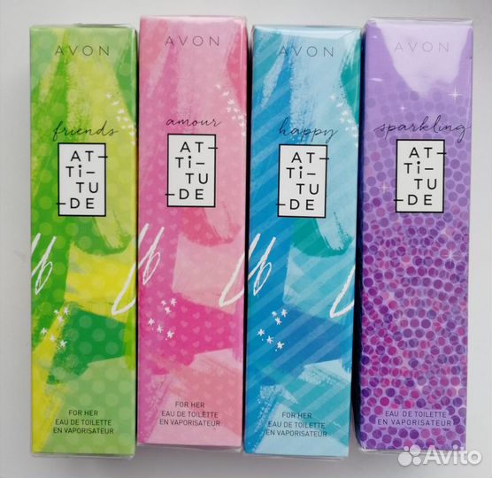 Avon Туал.воды 40 разных в наличии. Доставка