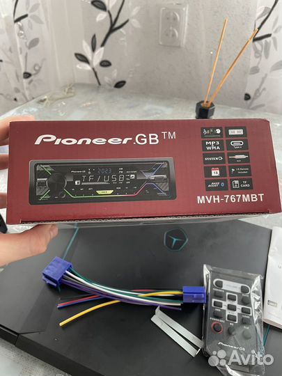 Новая Магнитола Pioneer MVH-767MBT + Пульт