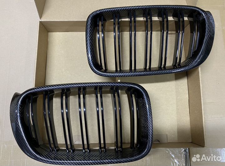 BMW F25 F26 рест, решетка радиатора М, карбон