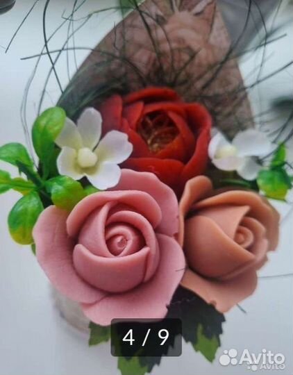 Мыльные букеты