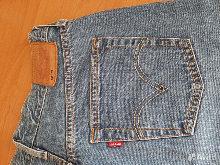 Джинсы брюки женские Levis 501, W27 L32