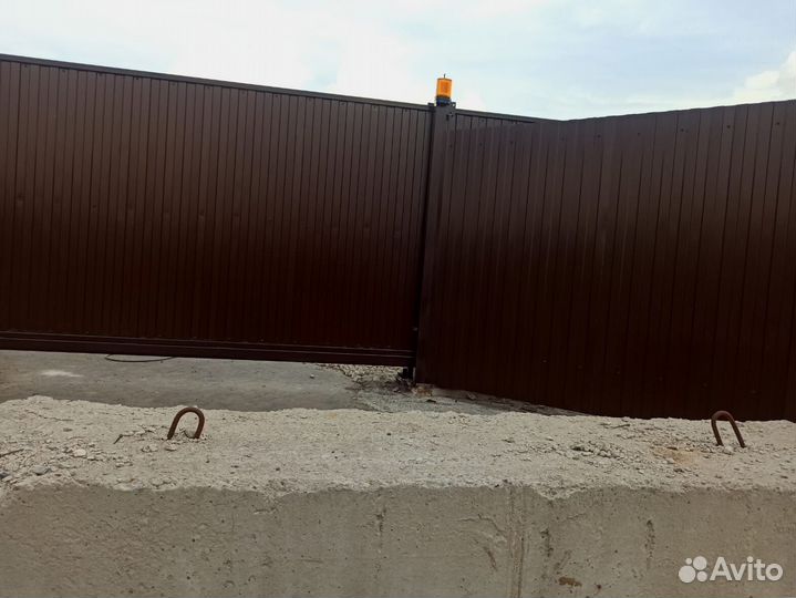 Откатные ворота под ключ