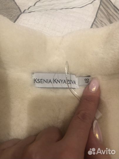 Дубленка женская 48