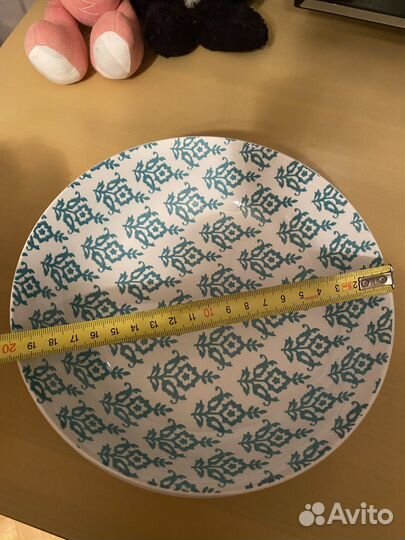 Тарелки 2 штуки голубые, есть еще желтые 2шт