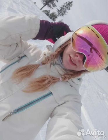 Новые Очки маска горнолыжная, сноубордическая