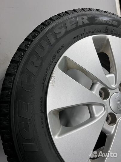 R15 Bridgestone Ice Cruiser 7000 185/65, PCD 4x100 DIA 54.1