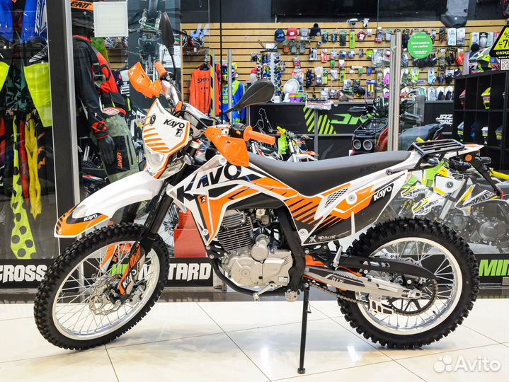 Мотоцикл кроссовый kayo T2 250 enduro PR 21/18 птс