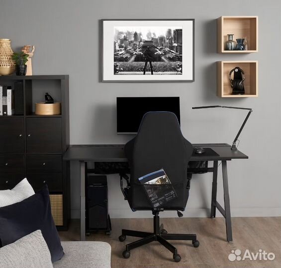 Геймерский стол IKEA черный Оригинал